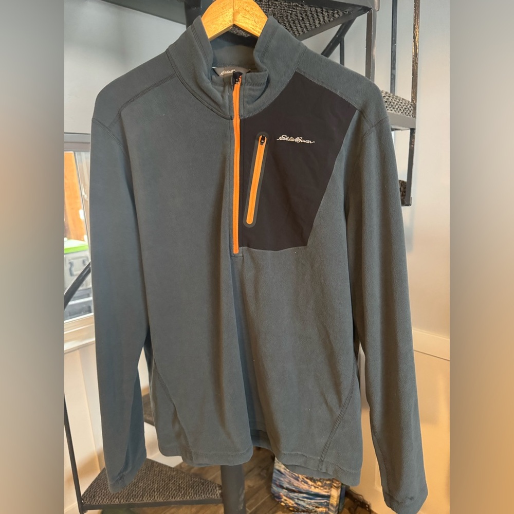 Eddie Bauer quarter zip fleece